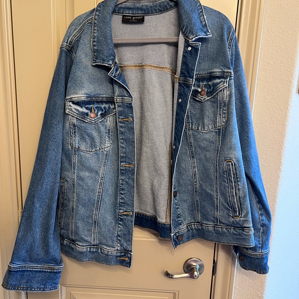 Lane Bryant Classic Blue Denim Jacket